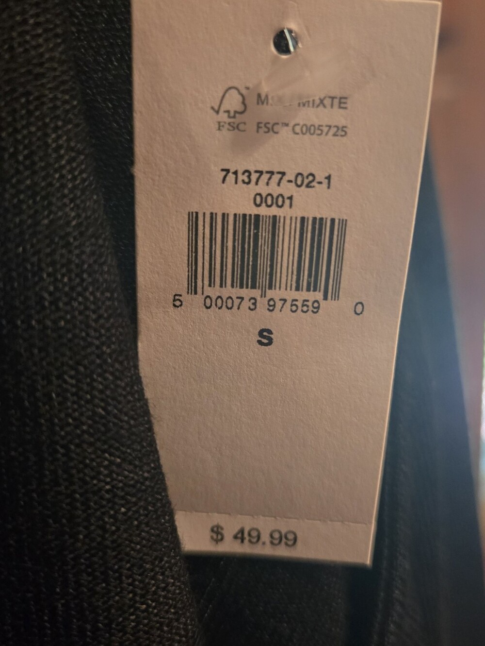 Banana Republic Black Lightweight Sweater Size S. NWT - Picture 7 of 7